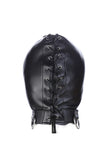 Open Eyes Hood with Zipper Mouth