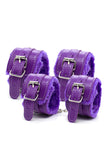 Purple Plush Bondage Kit 7pc Set
