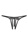 Fee et moi 1/4 Cup Bra and Crotchless Thong Set