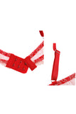 Fee et moi 1/4 Cup Bra and Crotchless Thong Set