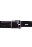 Male Studs Buckle Pouch Thong with Lock Cage