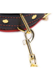 Leather Collar with Nipple Clamps Set