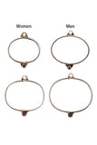 Metal Wrist and Ankle Cuffs for Women or Men's Choices
