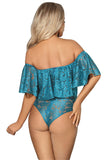 Off-shoulder Lace Bodysuit Lingerie