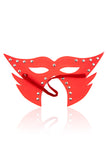 Leather Studded Prince Mask for SM Role play