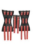 Underbust Corset with Buckle and Handcuffs