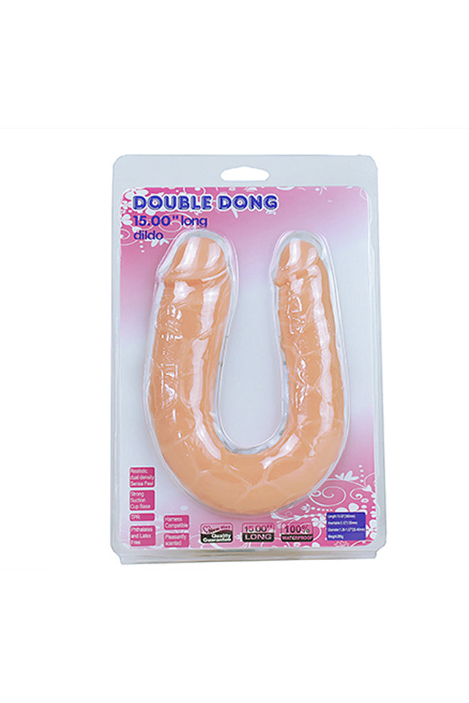 Baile Double-Ended Crystal TPR Jelly Realistic Dildo