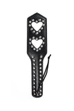 Hollow Hearts Studded Slapper Spanking Paddle