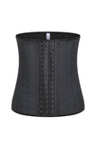 Black Nude Waist Cinching Bustier 25 Steel Boned