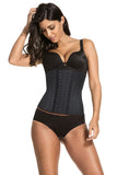 Black Nude Waist Cinching Bustier 25 Steel Boned