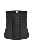Black Nude Waist Cinching Bustier 25 Steel Boned
