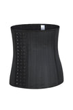 Black Nude Waist Cinching Bustier 25 Steel Boned