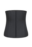 Black Nude Waist Cinching Bustier 25 Steel Boned