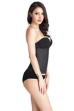 Corset Natural Latex Waist Cincher 9 Steel Boned