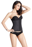 Corset Natural Latex Waist Cincher 9 Steel Boned