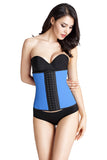 Corset Natural Latex Waist Cincher 9 Steel Boned