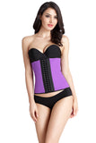 Corset Natural Latex Waist Cincher 9 Steel Boned