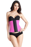 Corset Natural Latex Waist Cincher 9 Steel Boned