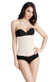 Corset Natural Latex Waist Cincher 9 Steel Boned