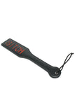 BITCH Letter Imprint Leather Slapper Spanking Paddle