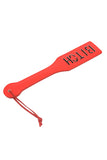 BITCH Letter Imprint Leather Slapper Spanking Paddle