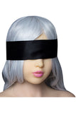 Soft Eye Mask Satin Blindfold Black Red