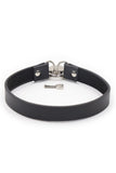 Heart Shape Lock Leather Collar