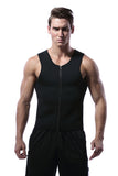 Men's Zip Up Neoprene Waist Trainer Vest