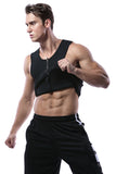 Men's Zip Up Neoprene Waist Trainer Vest