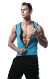 Men's Zip Up Neoprene Waist Trainer Vest