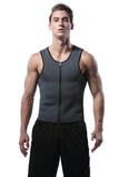 Men's Zip Up Neoprene Waist Trainer Vest