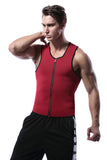 Men's Zip Up Neoprene Waist Trainer Vest