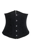 Brocade Laced Waist Training Corset Shaper  24 Steel Boned