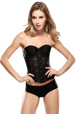 Waist Training Mesh Cincher Corset White Black