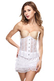 Waist Training Mesh Cincher Corset White Black