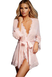 Lace See-Through Robe