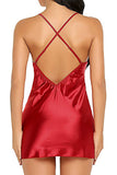 Satin Lace Babydoll and Thong