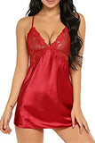 Satin Lace Babydoll and Thong