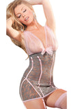 Lace Mesh See Through Bodysuit