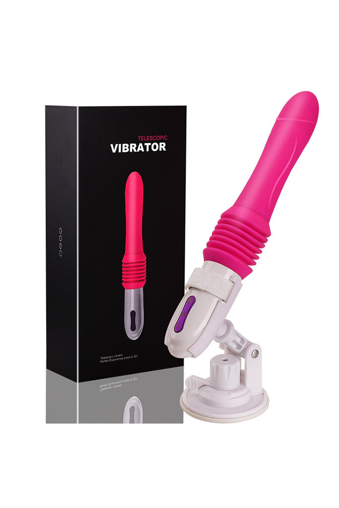 Hands Free Auto Thrusting Women's Masturbator Rechargeable Dildo Vibrator