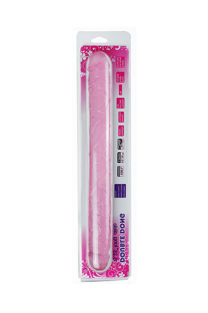 Double-ended Super Jelly TPE Realistic Dildo