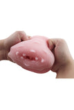 Handsheld Realistic Vagina Male Masturbator with Extra Pussy Opening