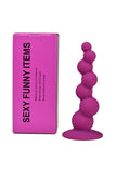 Innovative Beaded Butt Plug Silicone Sex Toy