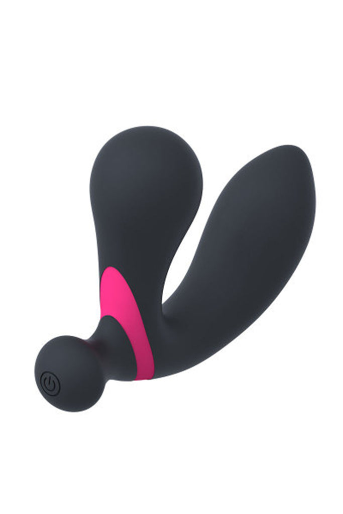 Remote Control Rechargeable Prostate Vibrator Black