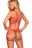 See Through Backless Mini Dress and G-String Set