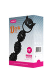 Luxurious Demon Beaded Anal Plug for Him and Her