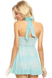 Ribbon Lace Babydoll Set