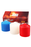 Natural Fragrance Low Temperature Candles for SM Pack of 3