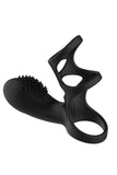 Remote Control Vibrating Double Cock Ring Penis Sleeve