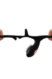 Remote Control Vibrating Double Cock Ring Penis Sleeve